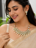 Premium Kundan Choker Set with Pearl Drops