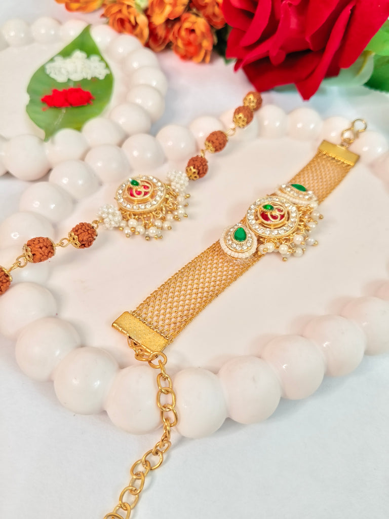 Bhaiya Bhabhi Couple Rakhi Set
