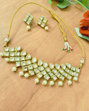 Premium Kundan Choker Set with Pearl Drops