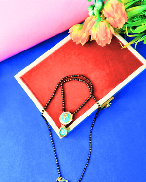 Meenakari Ganpati Mangalsutra