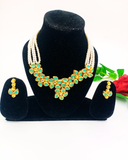 Skyblue Kundan Necklace