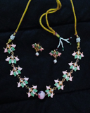 Lotus Shape Kundan Neckless