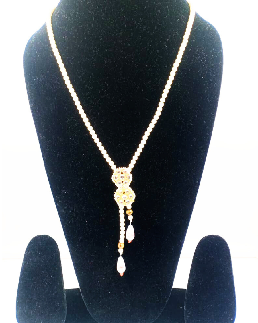 Long Kundan Beads Neckless