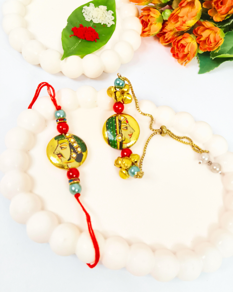 Raja Rani Rakhi Set