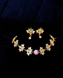 Lotus Shape Kundan Neckless