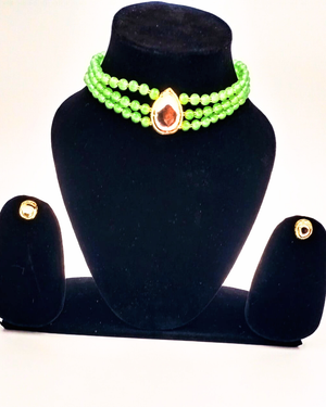 Kundan Beads Choker