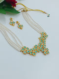 Skyblue Kundan Necklace