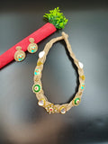 Jute Kundan Nacklace